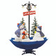 Lighted Musical Snowing Let it Snow Snowmen in Umbrella Base Christmas Decoration - 5.5' - Image 2