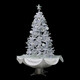 6' Lighted Musical Snowing Artificial Tinsel Christmas Tree, White LED Lights - Image 4