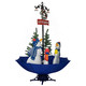 Lighted Musical Snowing Let it Snow Snowmen in Umbrella Base Christmas Decoration - 5.5' - Image 5