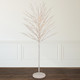 5' White LED Lighted Christmas Twig Tree - Warm White Lights - Image 4